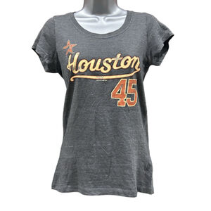 NWT MLB Genuine Merchandise Houston Astros women’s tee size medium #45 Lee